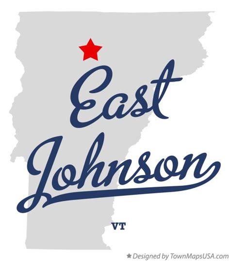 Map of East Johnson, VT, Vermont