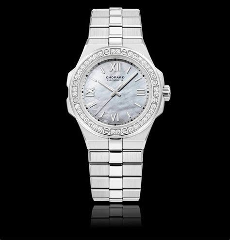 Chopard Alpine Eagle Small in Lucent Stahl mit Diamanten - 298601-3002 ...