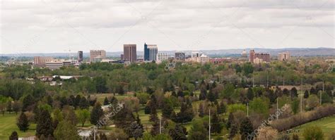 Boise Idaho Downtown City Skyline Western United States — Stock Photo ...