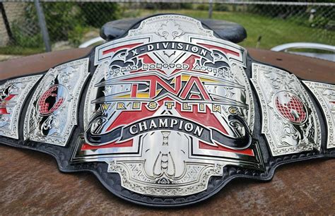 The new TNA X-Division championship belt : r/SquaredCircle