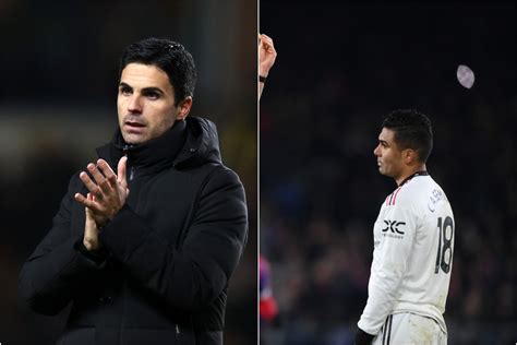 Man United have incredible squad despite Casemiro suspension, says Mikel Arteta