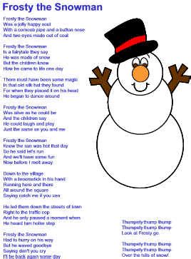 Frosty the Snowman Lyrics