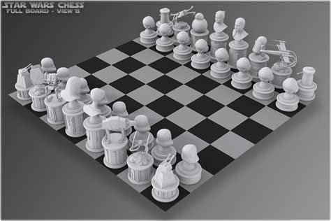 Star Wars 3D printed chess set - PRETTY THINGS