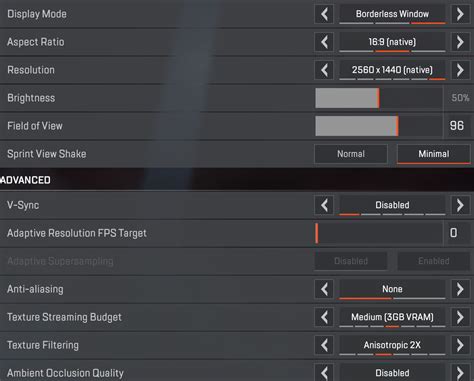 BEST Settings and Keybinds for Apex Legends PC - Dottz Gaming