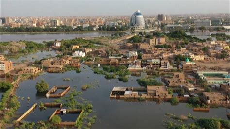 Aerial video shows Sudan capital swamped by record flooding | 12newsnow.com