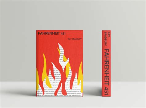 Fahrenheit 451 Book Cover by Suman Modha on Dribbble