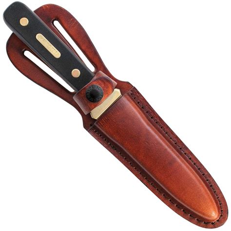 Schrade Old Timer 162OT Sawcut Handle Fixed Blade Boot Knife | Golden Plaza