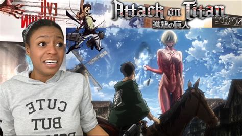 ATTACK ON TITAN SEASON 1 EPISODE 18 (REACTION/REVIEW) FIRST TIME REACTING! - YouTube