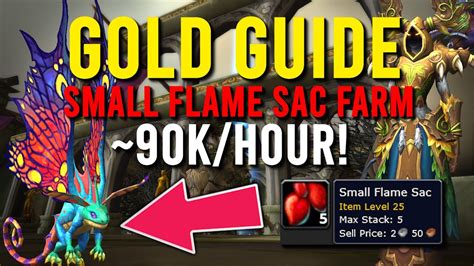 Small Flame Sac GOLD FARM is SO FUN & EASY! MAKE UP TO 90K GOLD PER HOUR! World of Warcraft: TWW ...