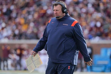 Bret Bielema confirms season-ending surgery for Illinois WR