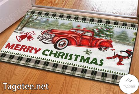 Merry Christmas Decorative Doormat - Tagotee