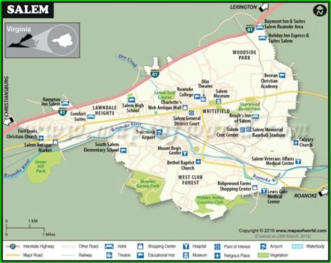 City Salem Va Gis Map Map : Resume Examples