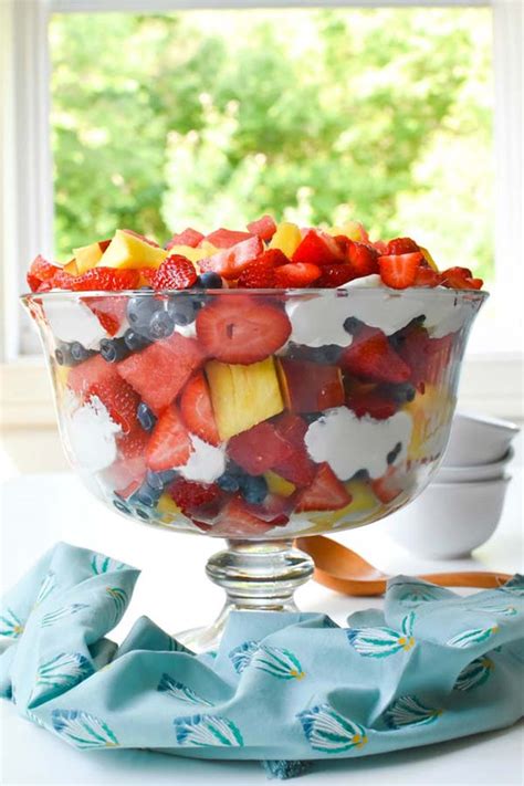 Fruit Salad Trifle Dessert - Best Crafts and Recipes