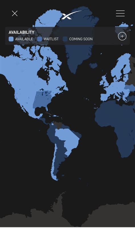 New coverage map is out. : r/Starlink