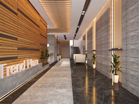 ofis lobi tasarımı, office lobby design, office entrance | Mimari ...