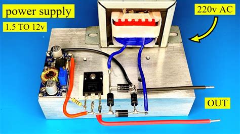 Build Your Own 12V Power Supply - Perfect for Your Projects - YouTube