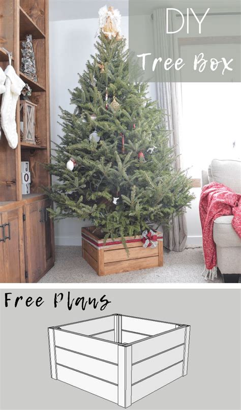 DIY Christmas Tree Stand | | Christmas tree stand diy, Christmas tree box stand, Diy christmas tree