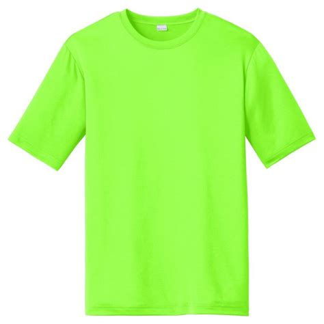 Sport-Tek Men's Neon Green PosiCharge Tough Tee | Neon shirts, Lime ...