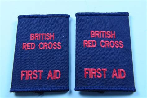 British Red Cross uniform epaulette | British Red Cross