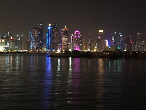 DAILY PHOTO: Doha Skyline by Night | the !n(tro)verted yogi