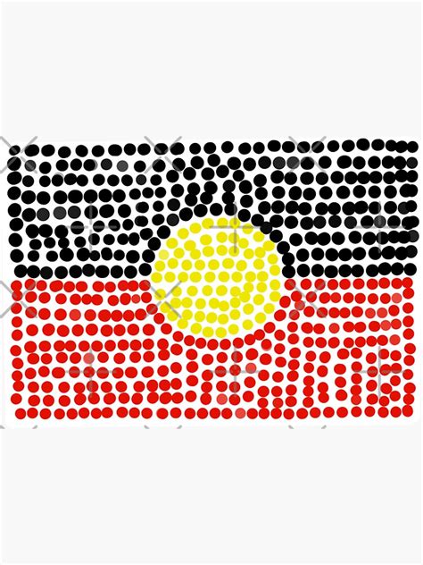 "Aboriginal Flag " Sticker for Sale by thisisdat | Redbubble