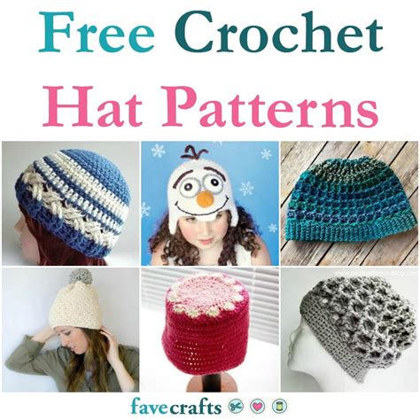 48 Free Crochet Hat Patterns | FaveCrafts.com