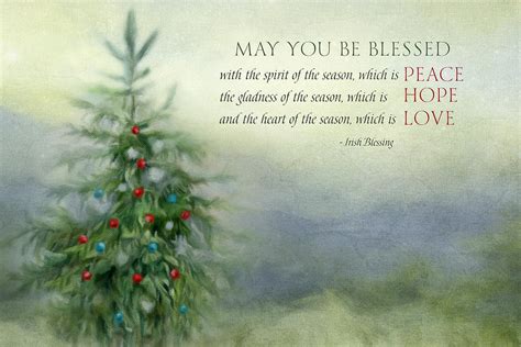 Irish Christmas Blessing Digital Art by Terry Davis