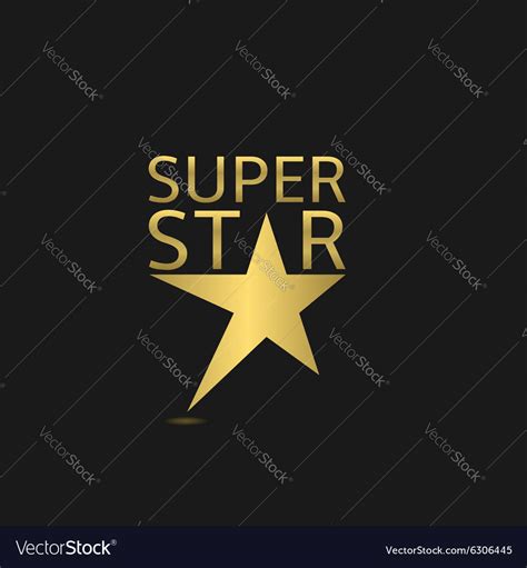 Super star logo Royalty Free Vector Image - VectorStock