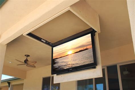 LiftMyTV Introduces the Next Generation FLP-310 Ceiling Flip-down ... | Ceiling tv, Tv ceiling ...