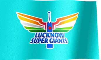 Lucknow Super Giants Fan Flag (GIF) - All Waving Flags