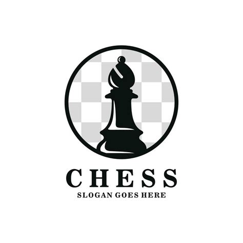 Bishop chess logo design vector illustration 24338596 Vector Art at Vecteezy