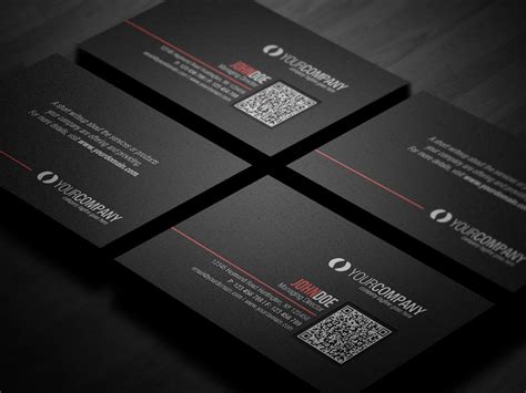 Corporate QR Code Business Card V2 by glenngoh on DeviantArt