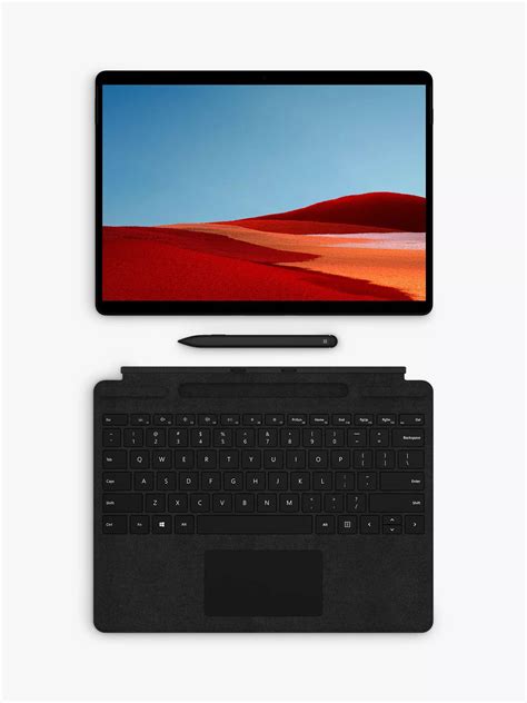 Microsoft Surface Pro X Signature Keyboard with Slim Pen Bundle, Black