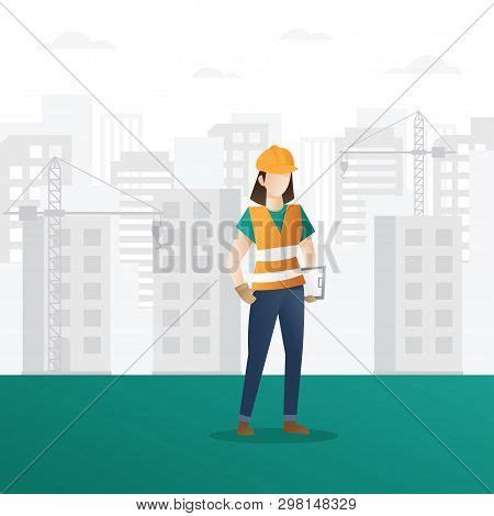 Female Construction Vector & Photo (Free Trial) | Bigstock