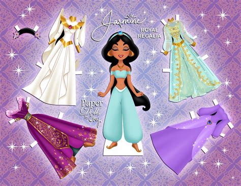 Princess Jasmine Paper Doll