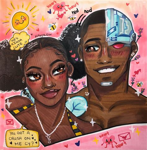 Black Love Art, Dope Cartoon Art, Cartoon Art Styles, Black Cartoon, Black Art Painting, Black ...