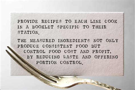 Benefits of the Standardized Recipe