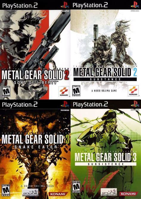 Metal Gear Solid 2, 3 Ps2 (kit 4 Jogos Play Station 2 Guerra - R$ 24,99 em Mercado Livre