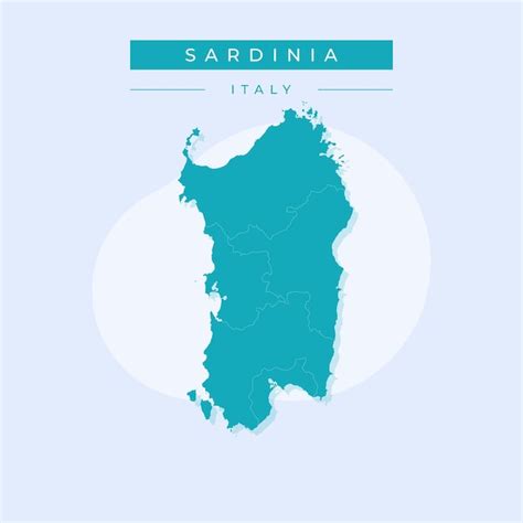 Premium Vector | Vector illustration vector of sardinia map italy