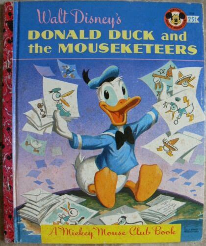 Vintage Mickey Mouse Club Book ~ WALT DISNEY''S DONALD DUCK AND THE ...