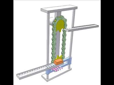 Vertical conveyor 1 - YouTube