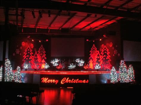 Christmas Ridges | Church christmas decorations, Christmas stage, Christmas settings