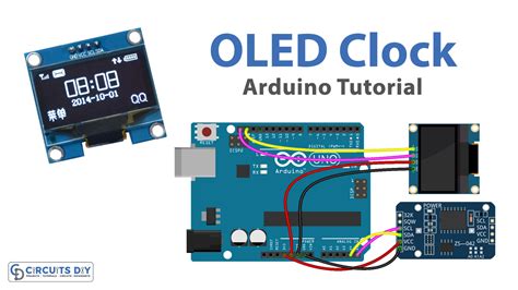 SSD1306 OLED Clock - Arduino Tutorial