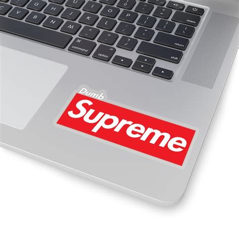 Dumb Supreme Stickers