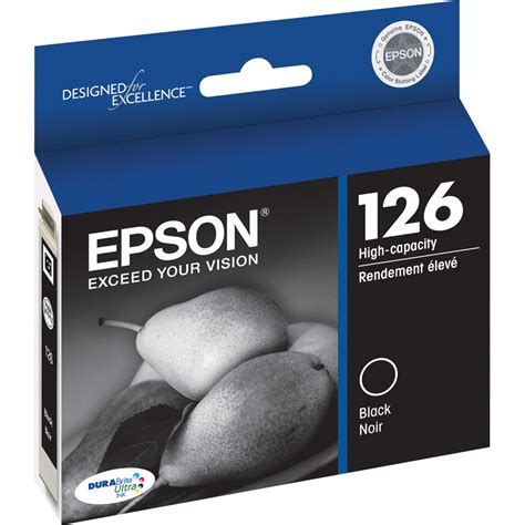 Epson T126120 126 High-Capacity Black Ink Cartridge T126120 B&H