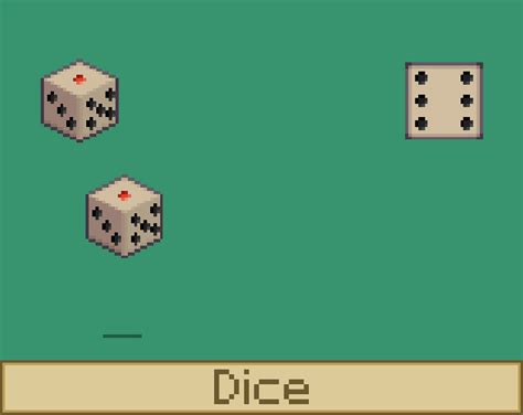 Dice pixel art by Ävos Grosimbourg