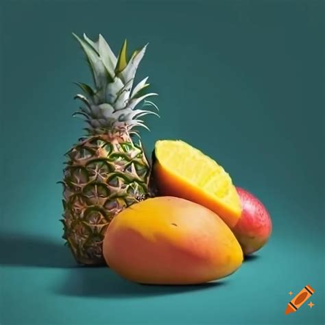 Tropical fruit arrangement