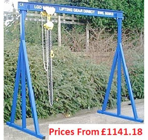 1000kg A-Frame Lifting Gantry | A Frame Cranes | Prices from £1141.18