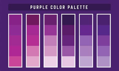 Purple Vector Color Palette 2292880 Vector Art at Vecteezy