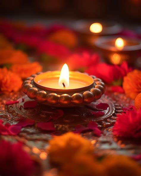 Premium AI Image | Diwali Puja A Festival of Light and Prayer